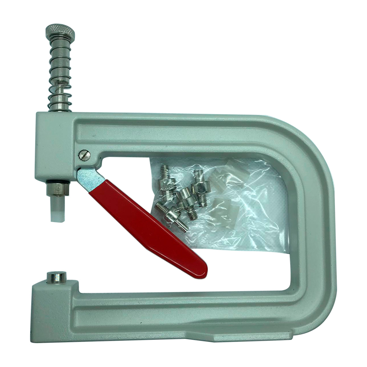 Maquina de perla para remachar