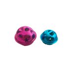 Cascabel de colores con estrellas