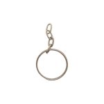 Argollas para llavero con cadena