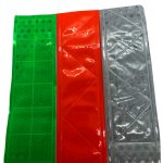 Cinta reflejante de plastico